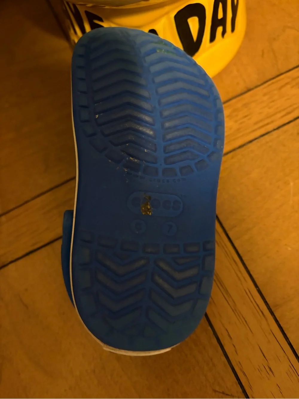 CROCS Kids Royal Blue Crocaband Classic Clog Sandals with Back Strap
